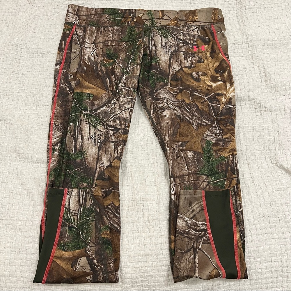 Under Armour ColdGear Scent Control Realtree Camo Pants Women’s Large